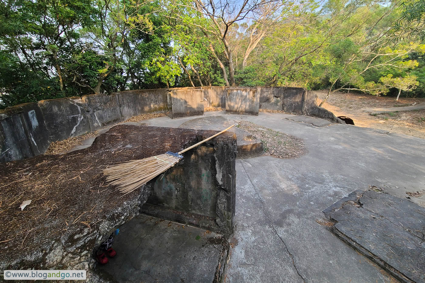 Pinewood Battery - No.1 Gun Platform